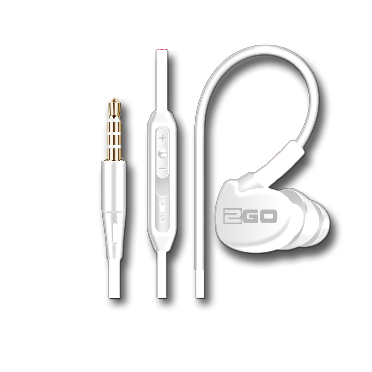 Bild von In-Ear Sport-Headset "Active 1" - weiß