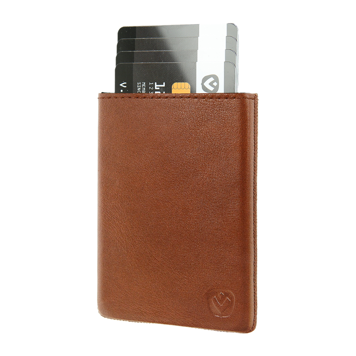 Bild von Card Case Pocket Luxe "Cognac"