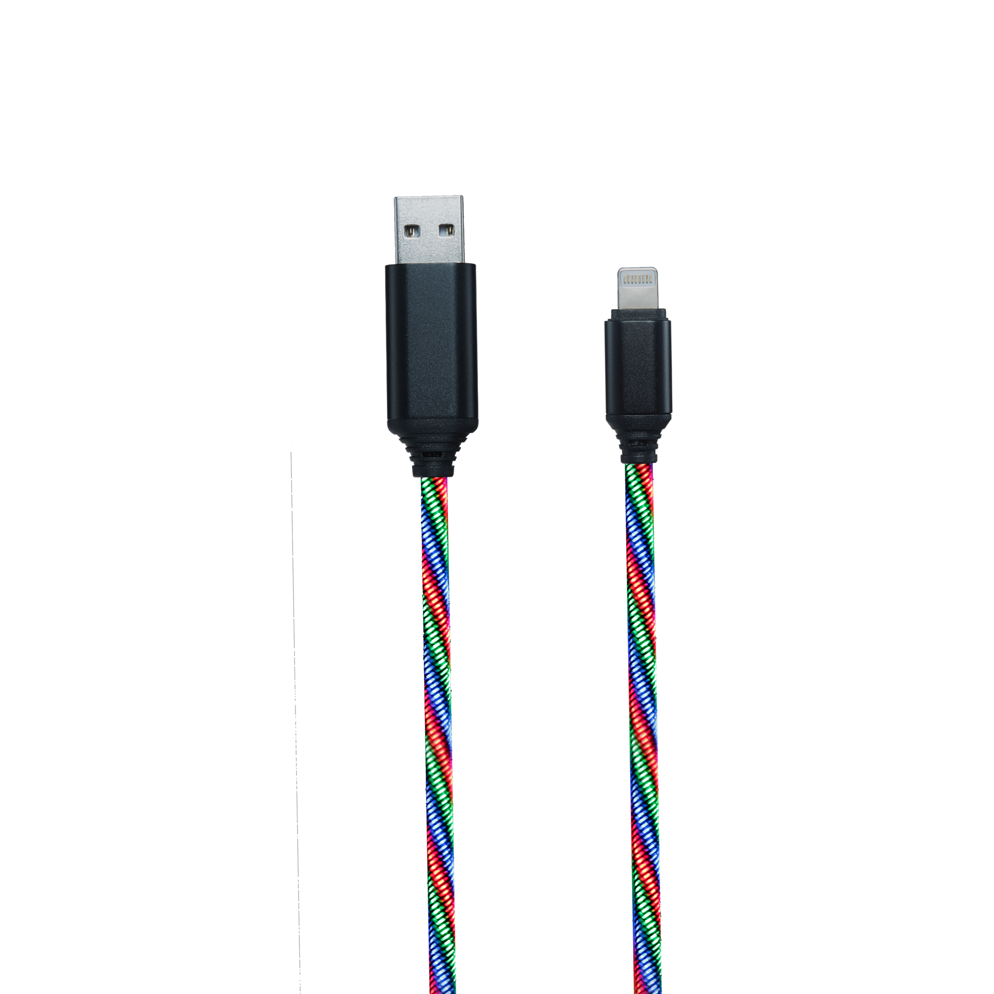 Bild von USB Datenkabel "Tricolor" - mit LED-Beleuchtung - 100 cm
