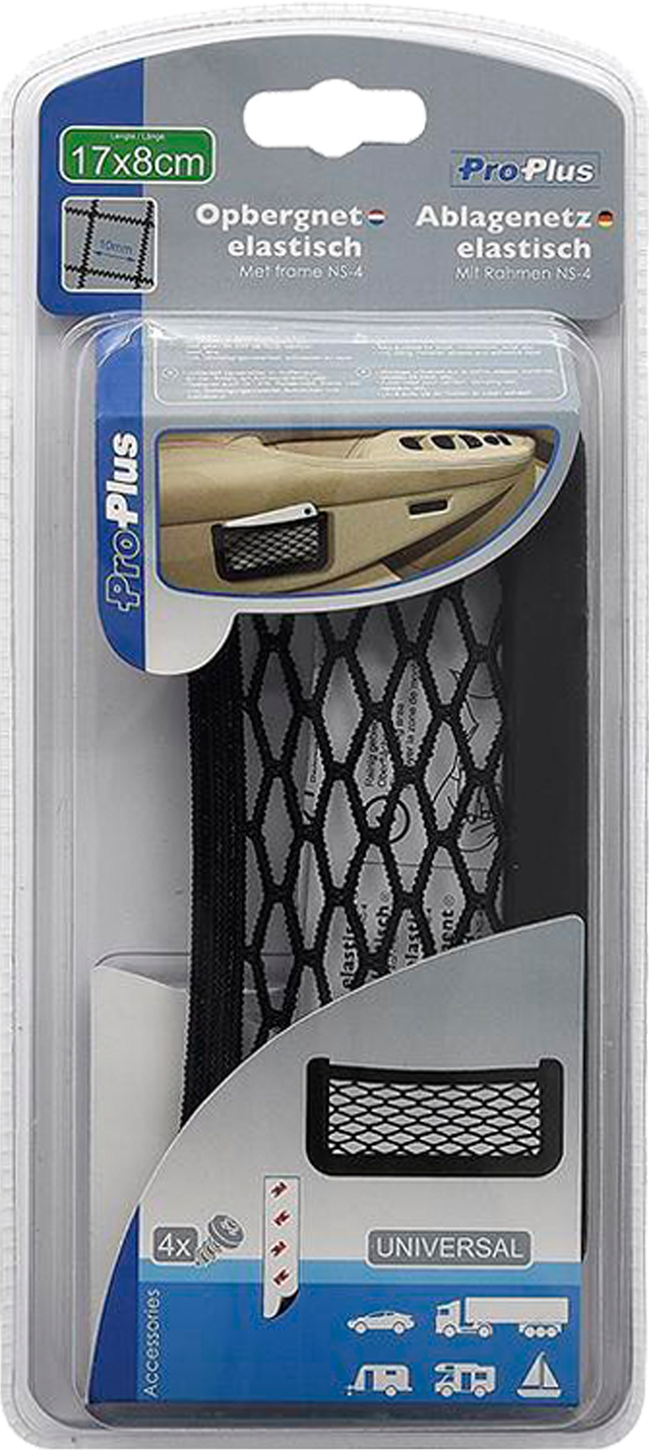 Bild von Ablagenetz elastisch mit Rahmen NS-4