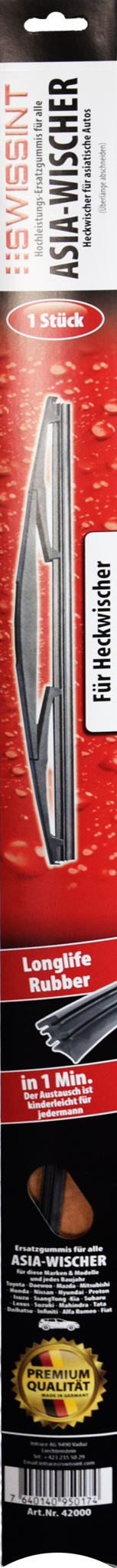 Bild von Hochleistungs-Ersatzgummis für Heckscheibenwischer Asia