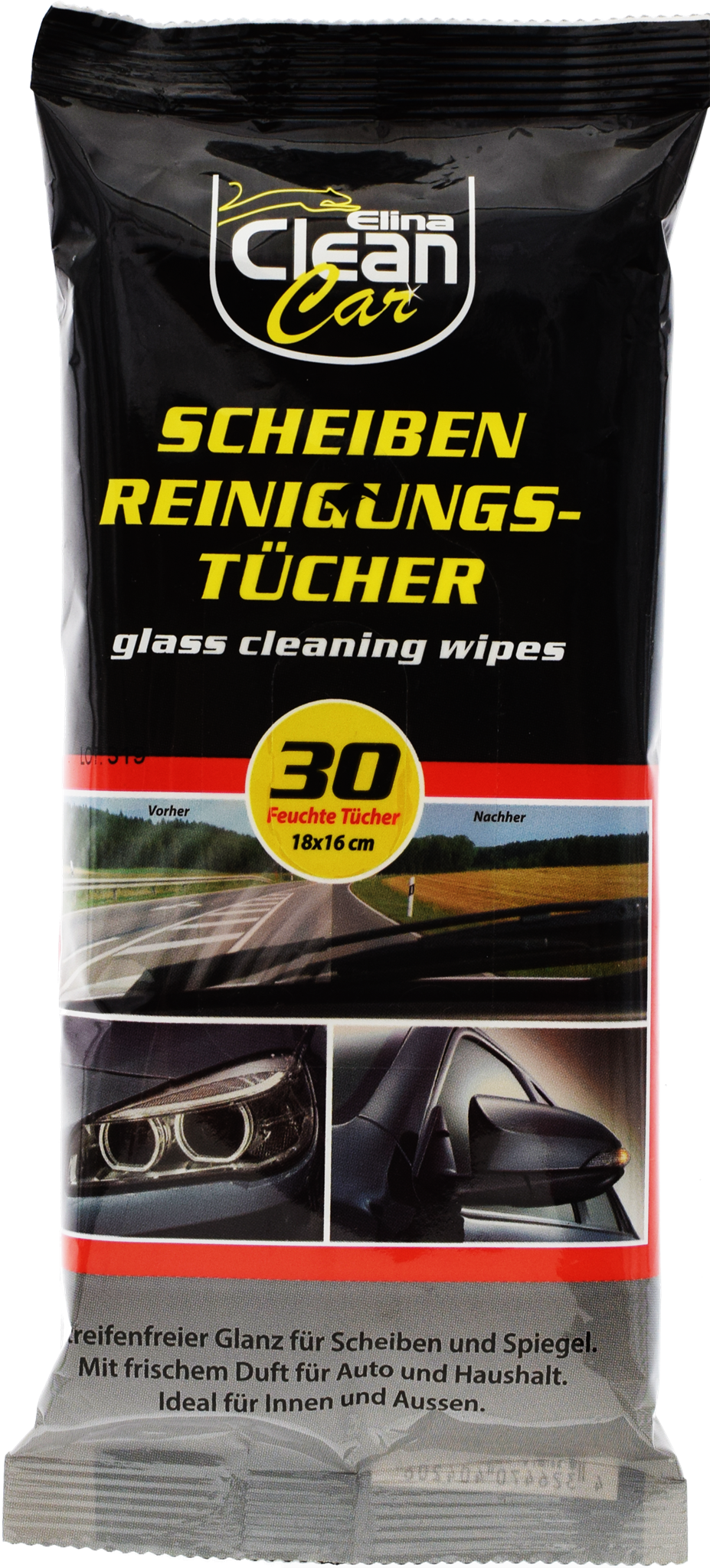 Bild von Scheiben Reinigungstücher