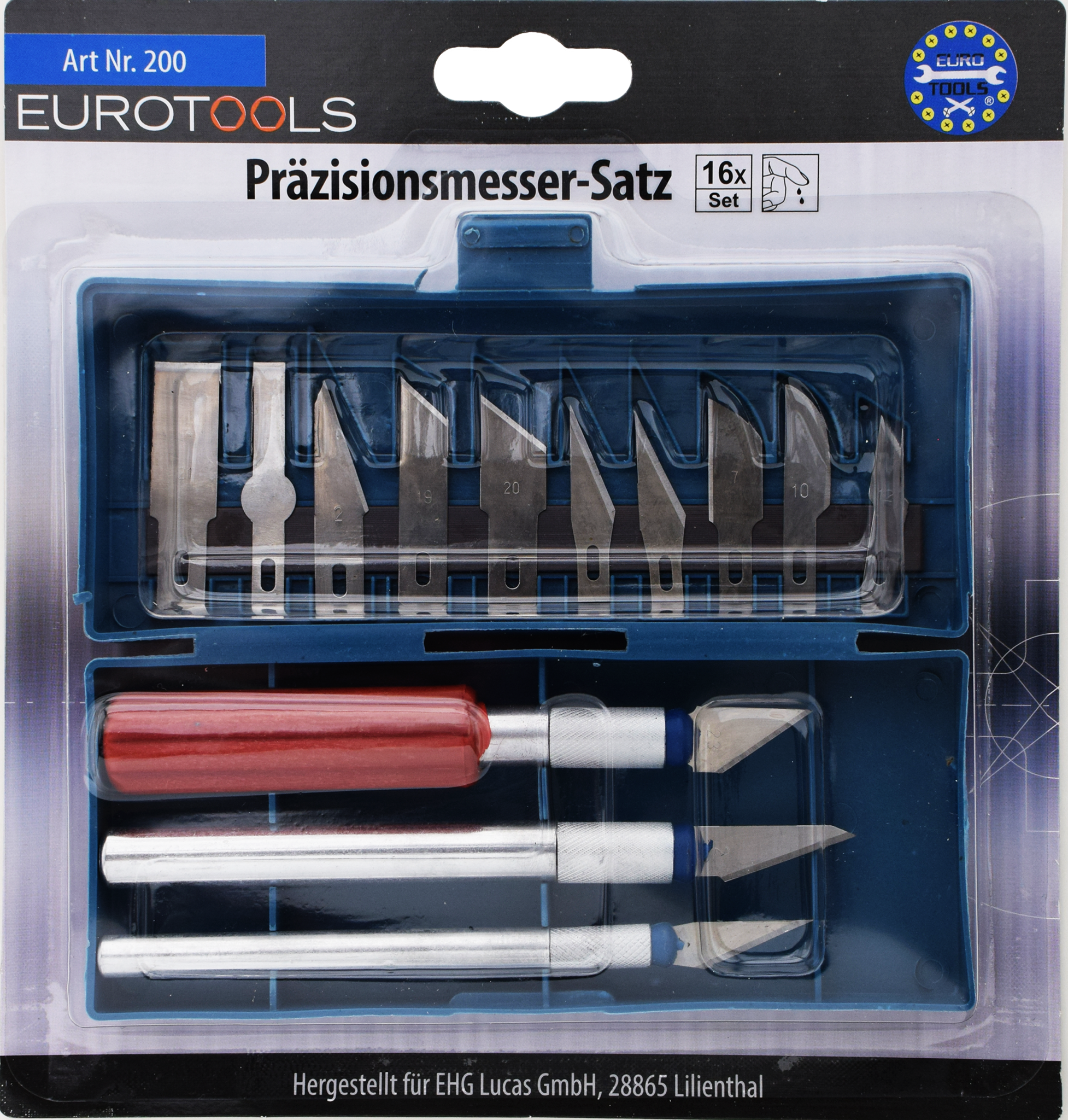 Bild von Präzisionsmessersatz 16-tlg.