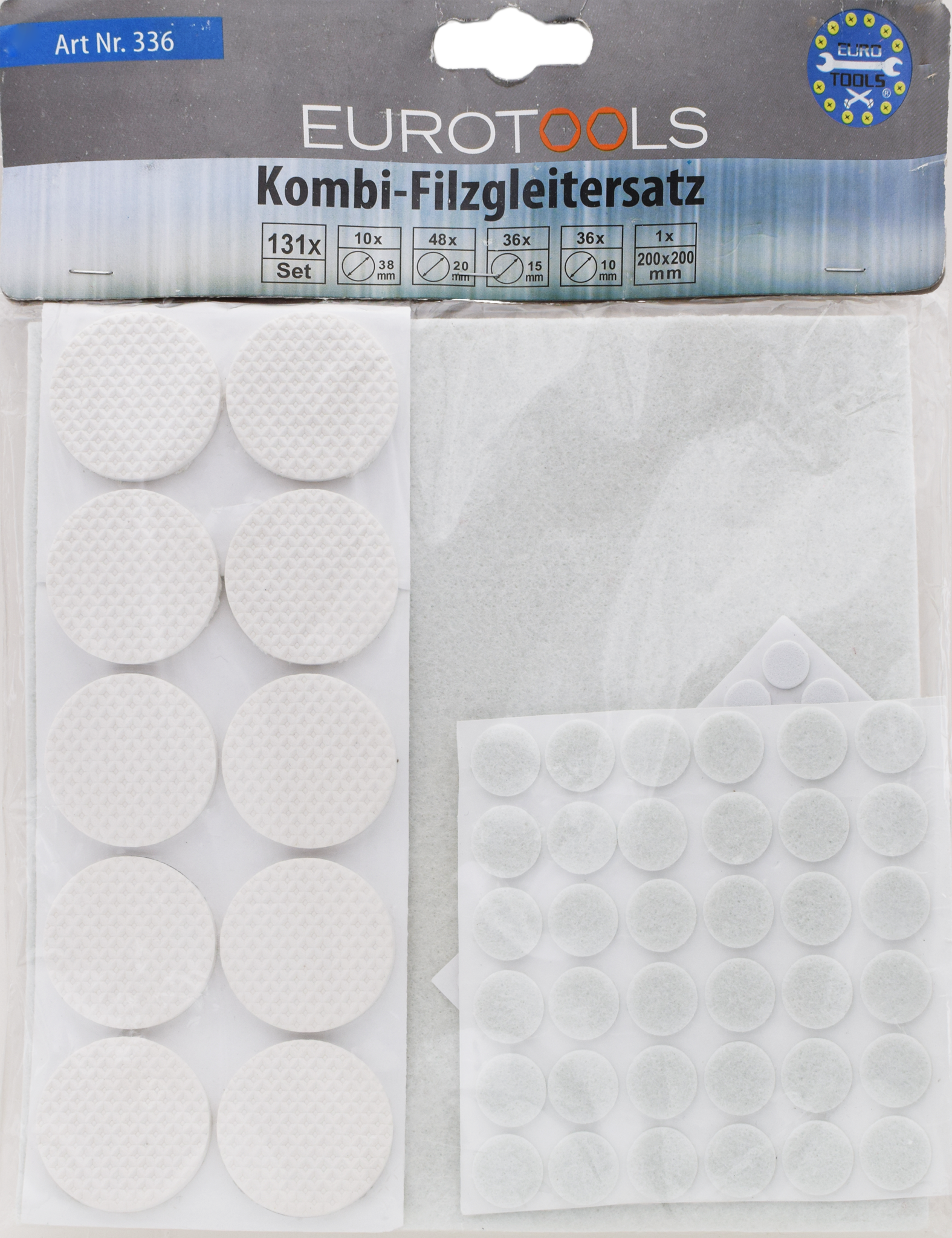 Bild von Kombi-Möbelgleiter-Sortiment Filz