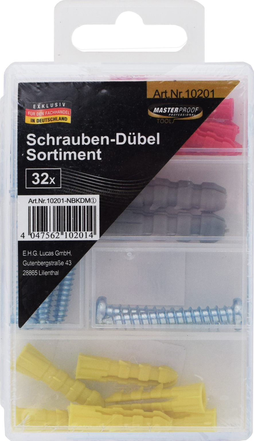 Bild von Schrauben-Dübel-Sortiment
