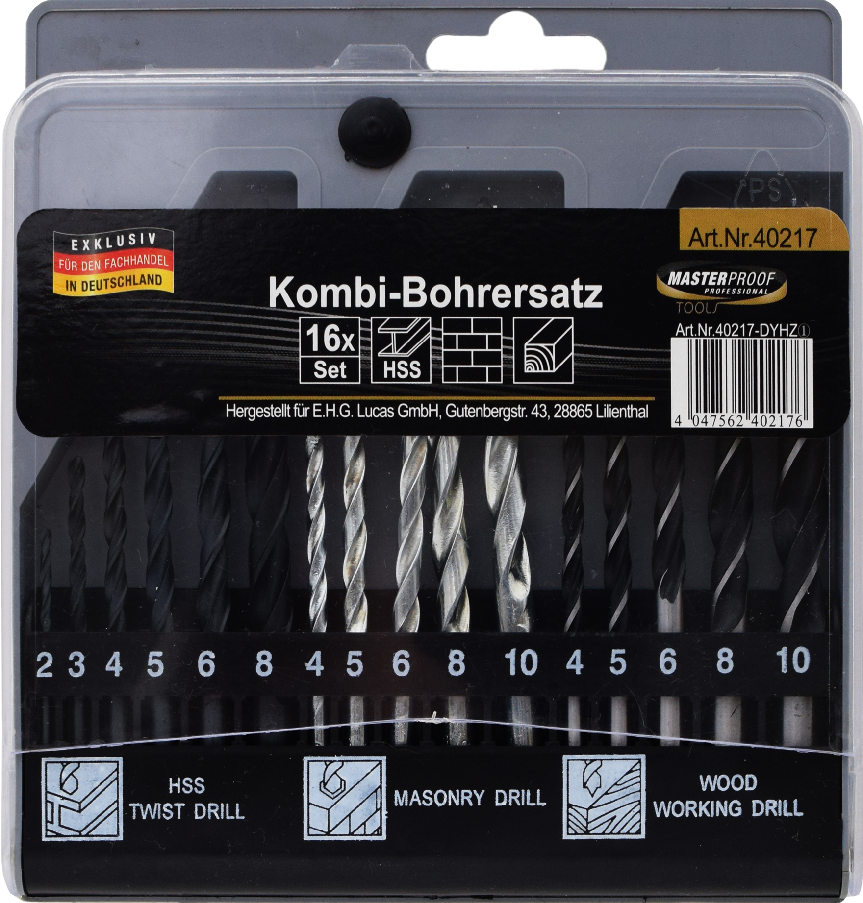 Bild von Kombi-Bohrer-Satz