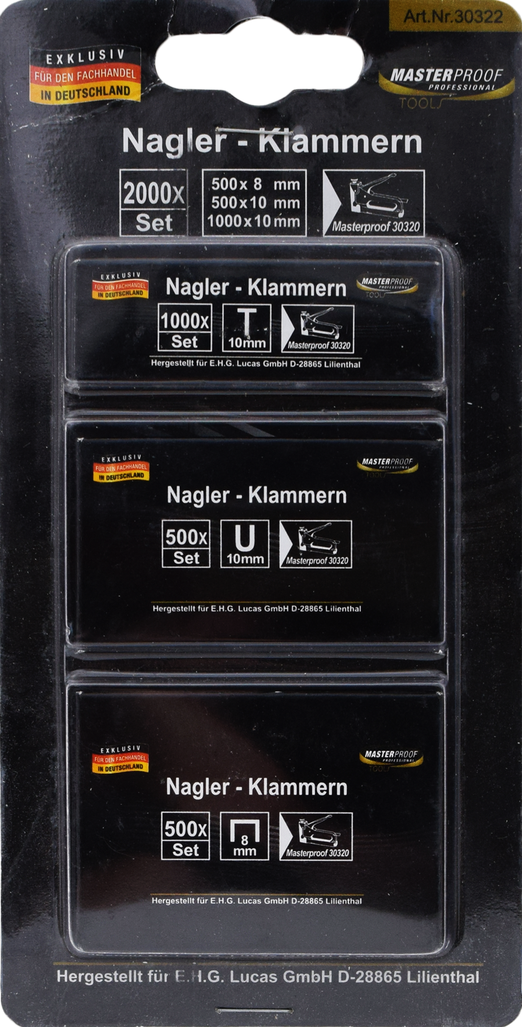 Bild von Nagler-Klammern-Set