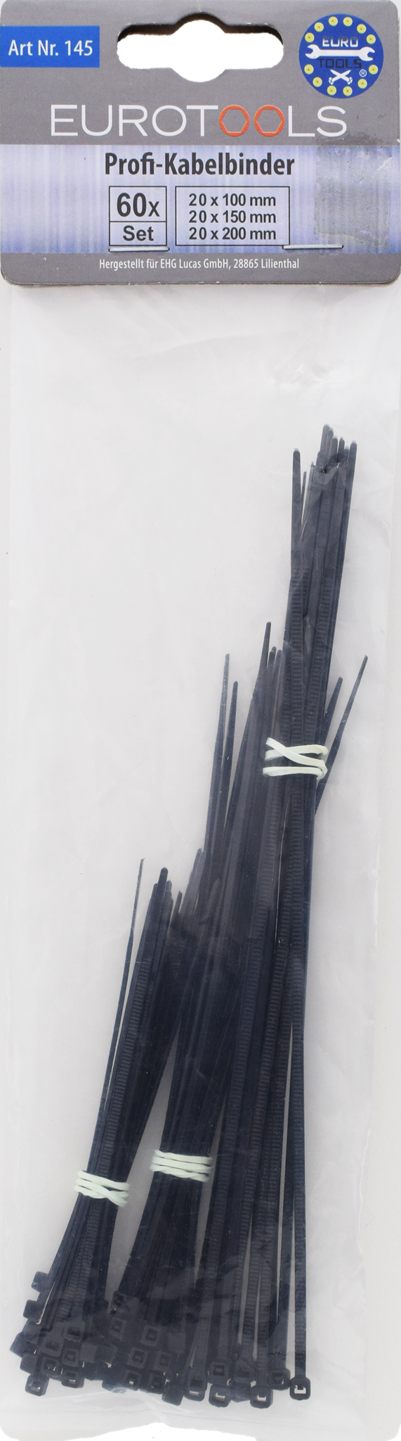 Bild von Profi Kabelbinder schwarz 