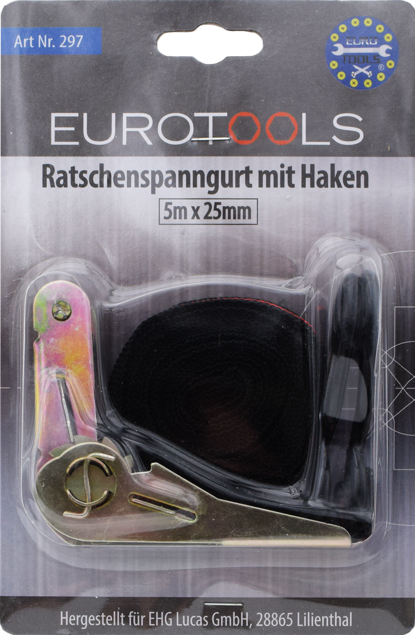 Bild von Ratschen-Spanngurt mit Haken