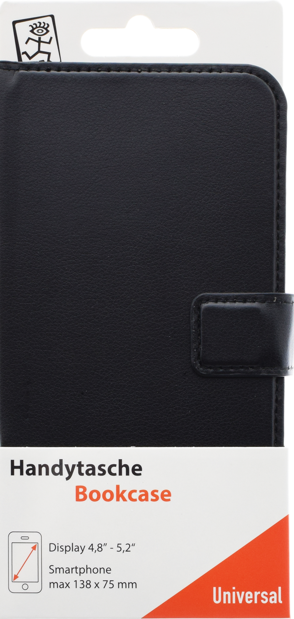 Bild von Bookcase Universal Salerno L schwarz