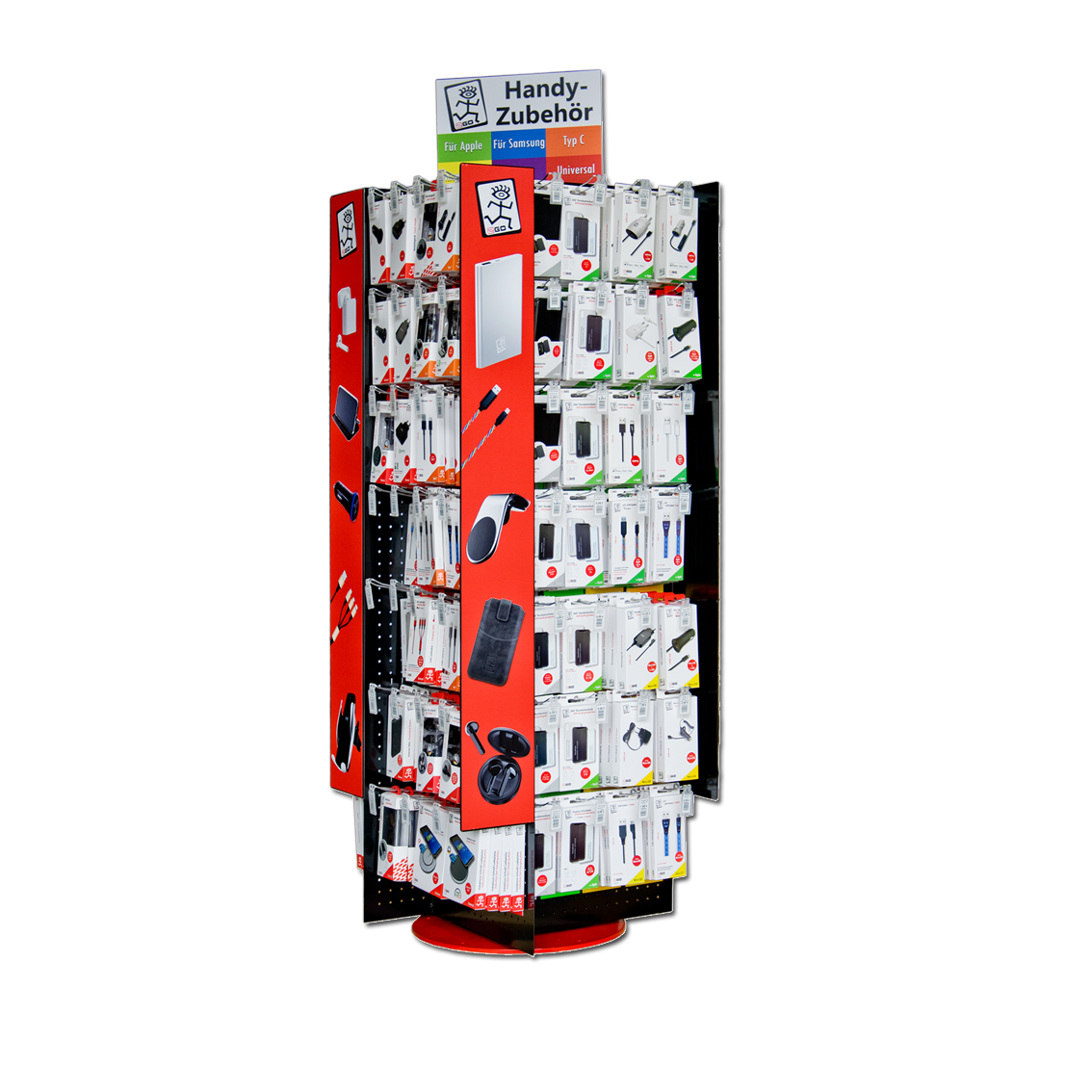 Bild von 2GO Bodendisplay Metall - XL-Tower 4-seitig