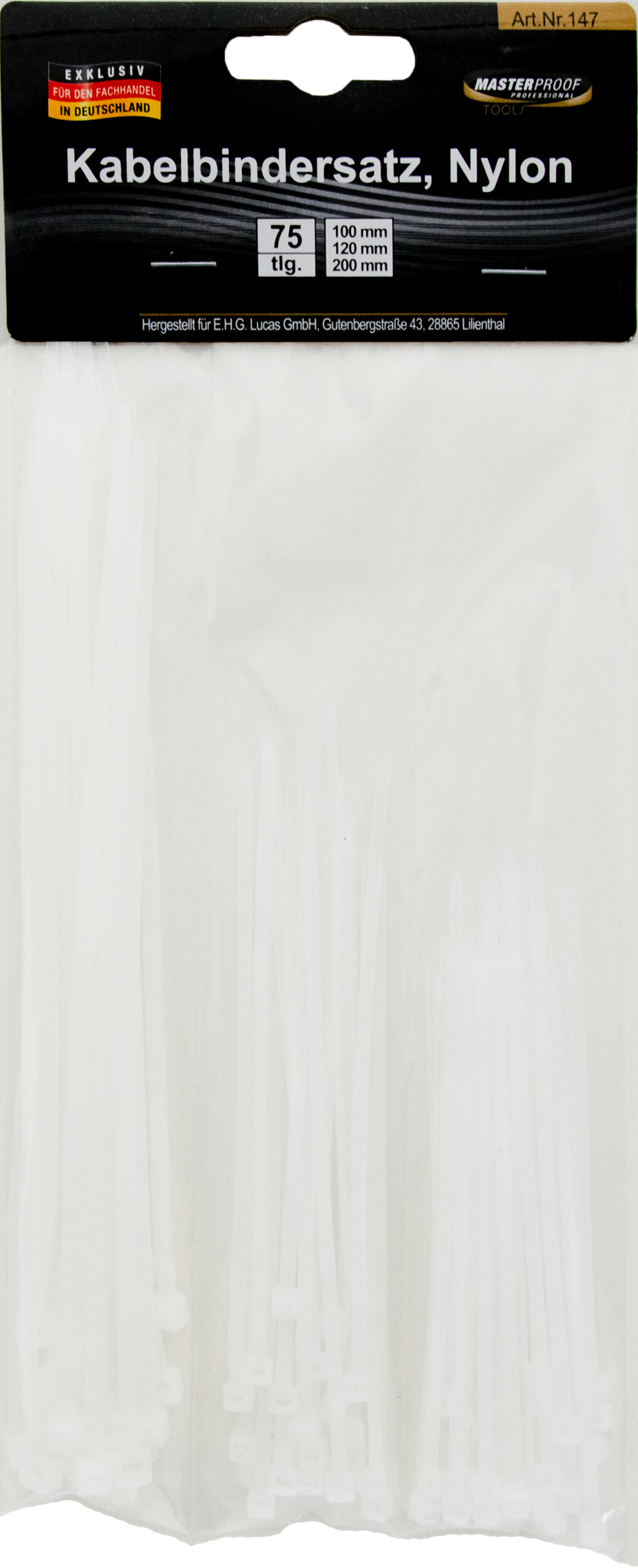 Bild von Kabelbinder-Satz Nylon