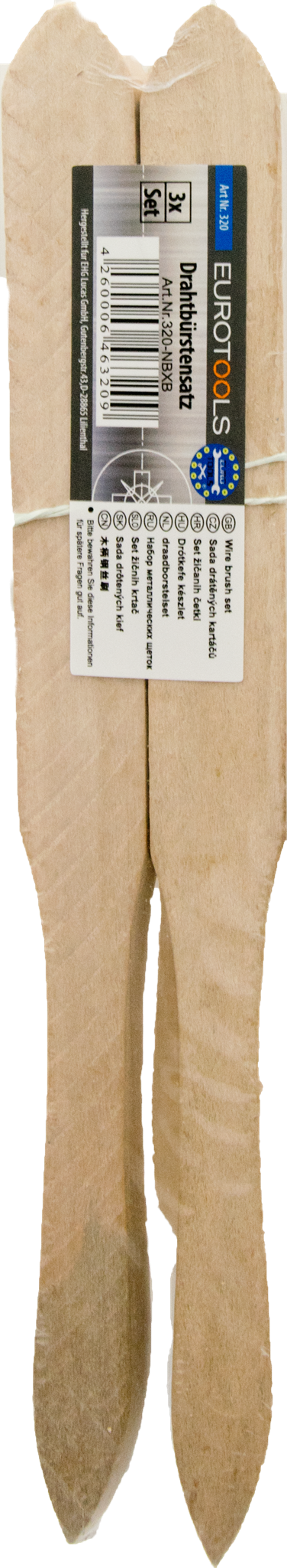 Bild von Drahtbürstensatz 3-teilig