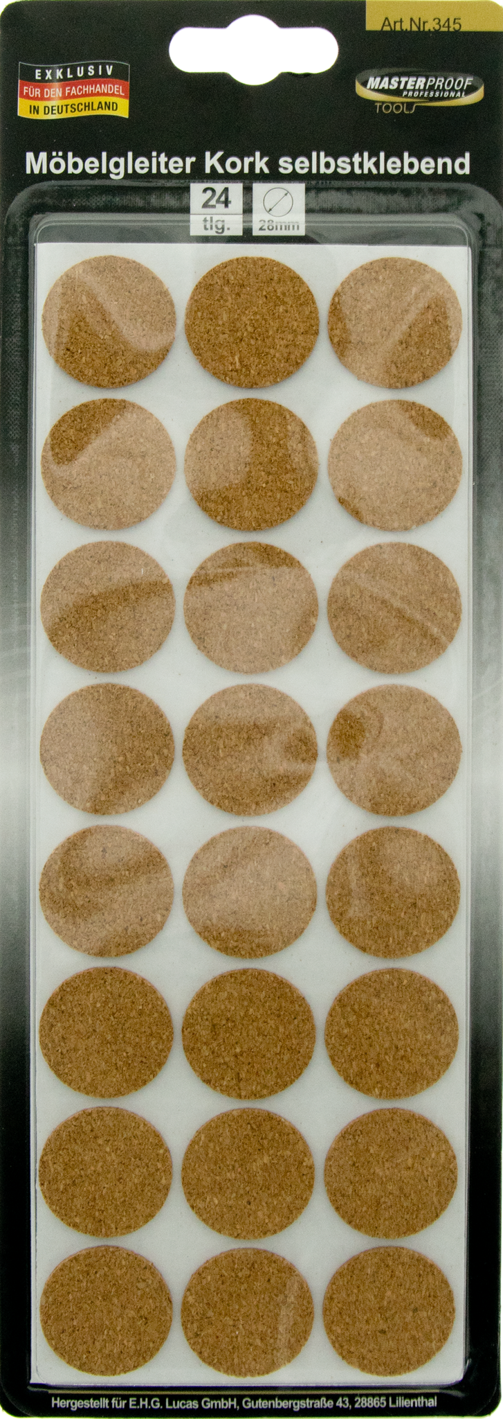 Bild von Möbelgleiter-Sortiment Kork