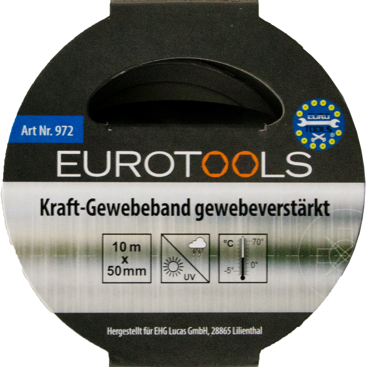 Bild von Kraft-Gewebeband 10m x 50mm