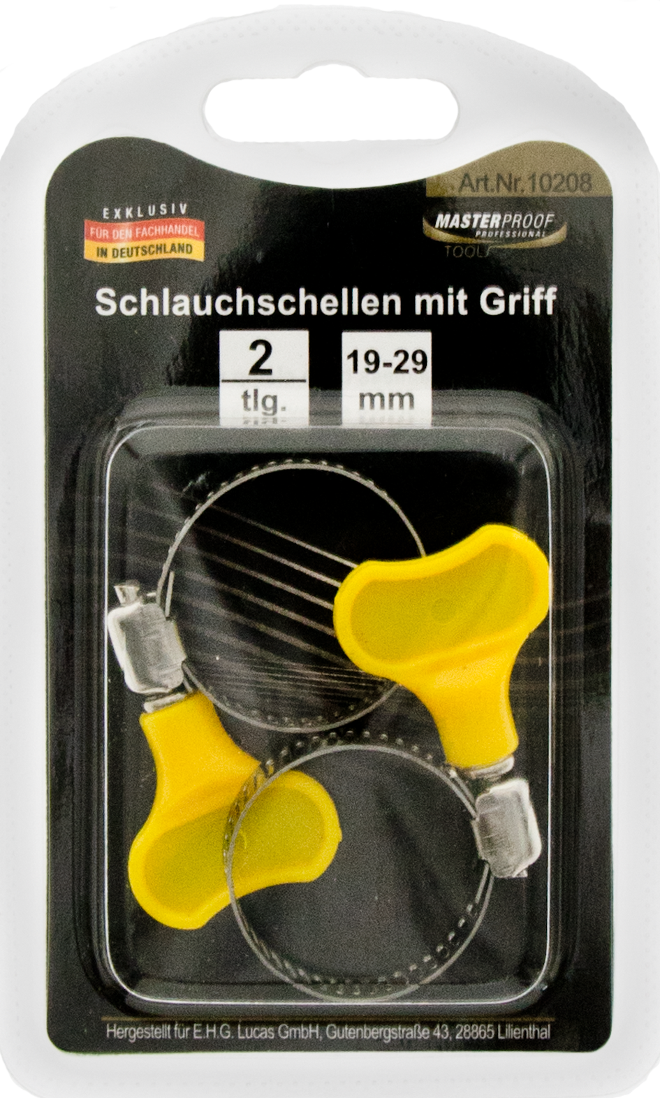 Bild von Schlauchschellen 19 - 29mm mit Griff