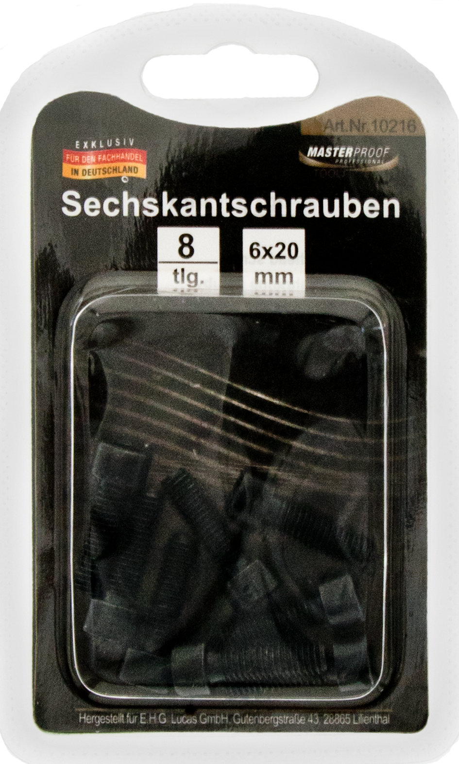 Bild von Sechskantschrauben 6 x 20mm