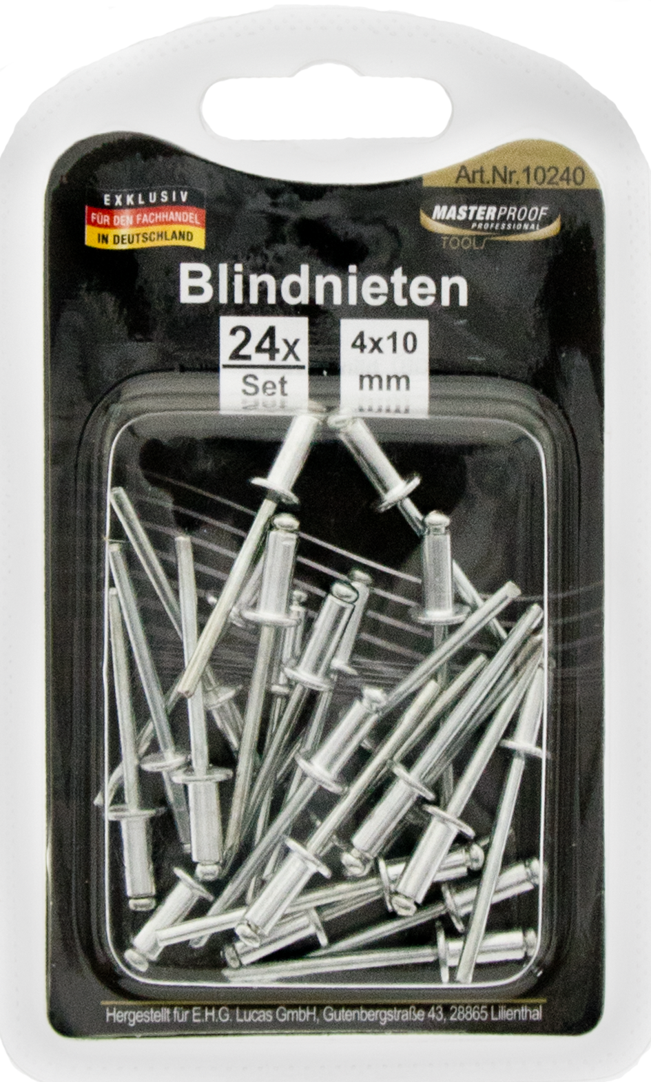 Bild von Blindnieten 4 x 10mm