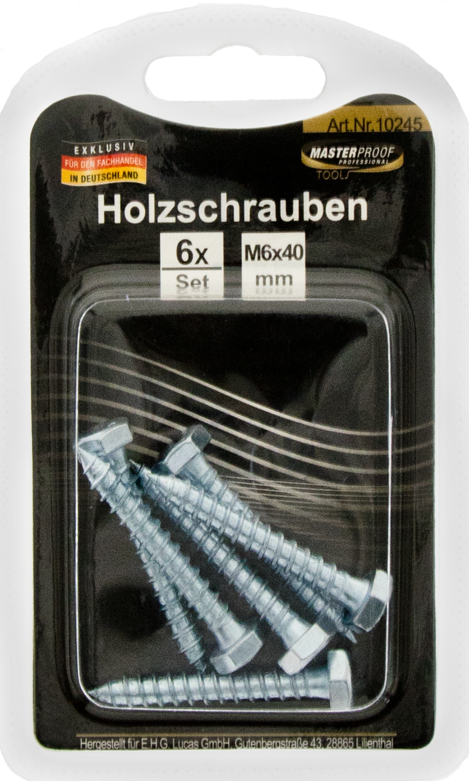 Bild von Holzschrauben M6 x 40mm
