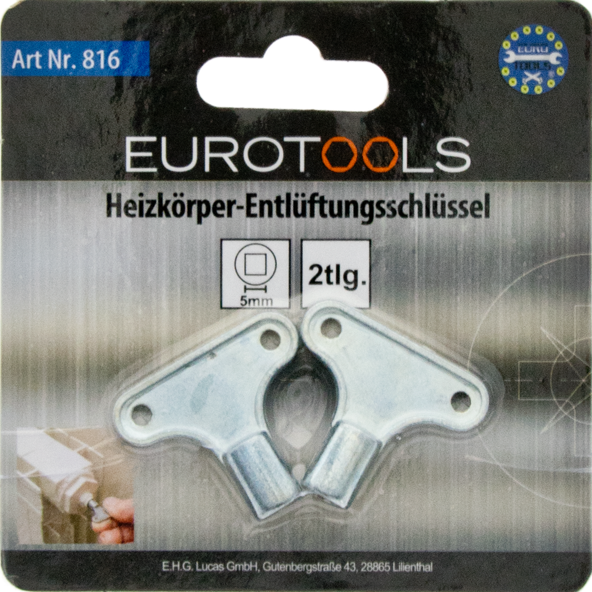 Bild von Heizkörper-Entlüftungsschlüssel