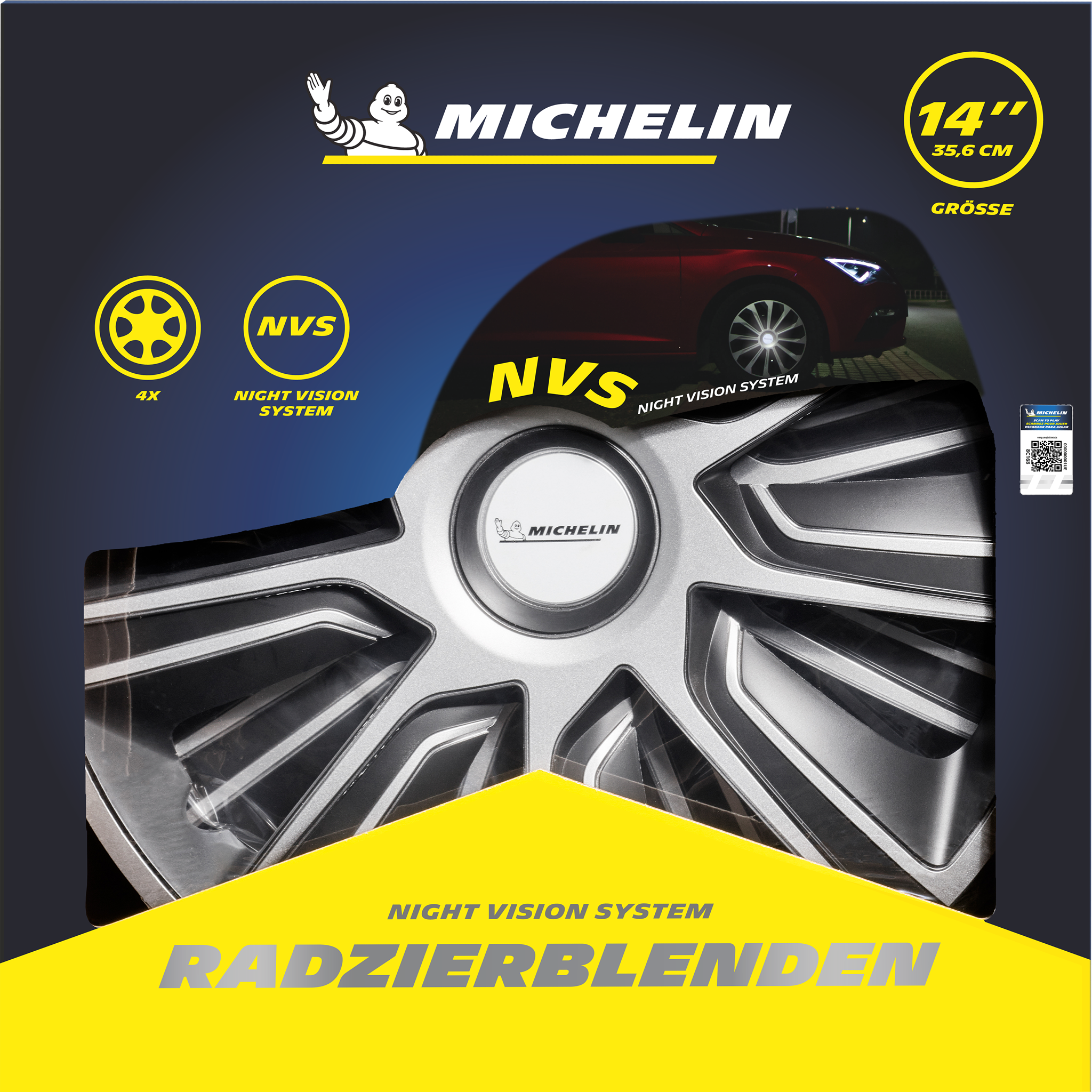 Bild von Radzierblenden (silbern) Typ Louise