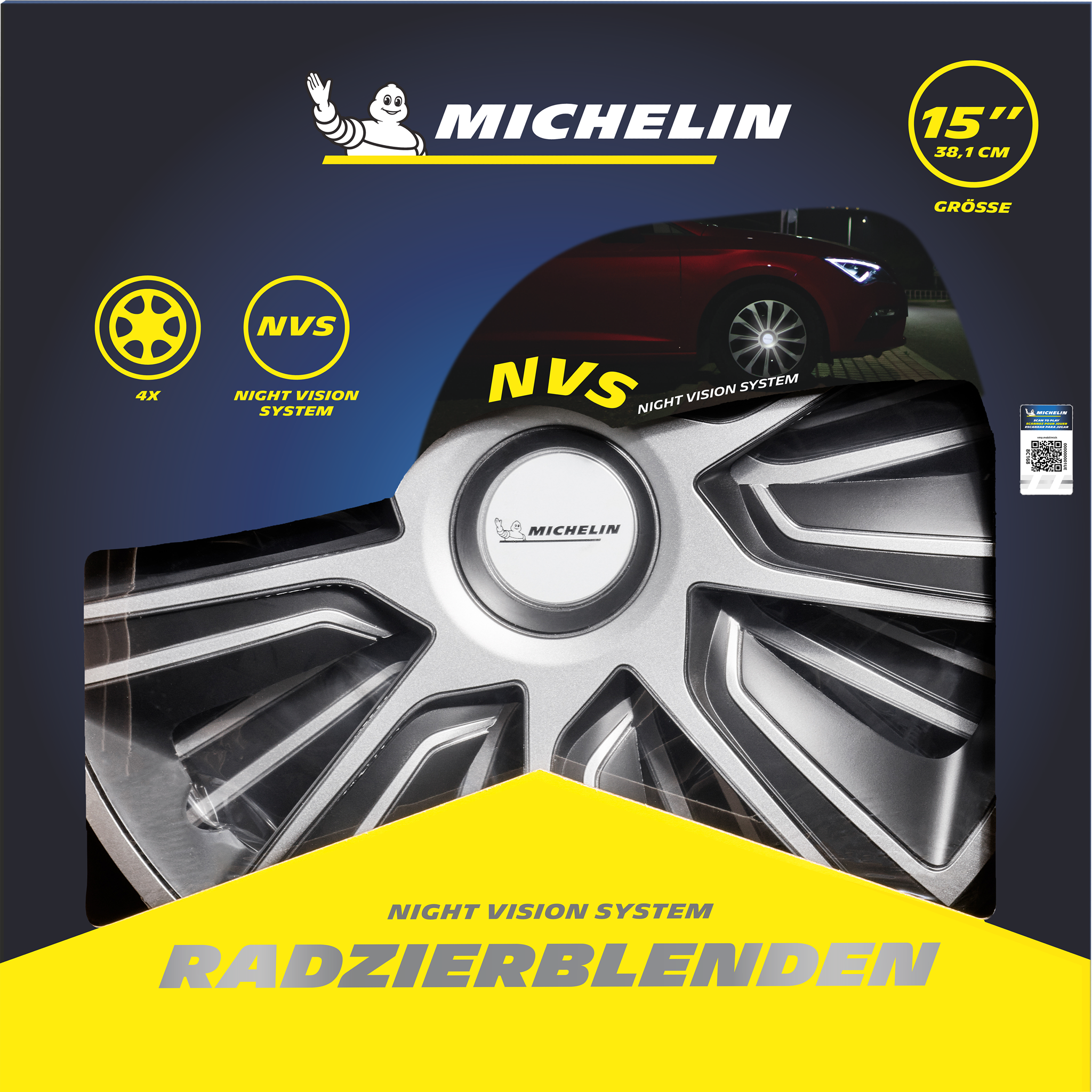 Bild von Radzierblenden (silbern) Typ Louise