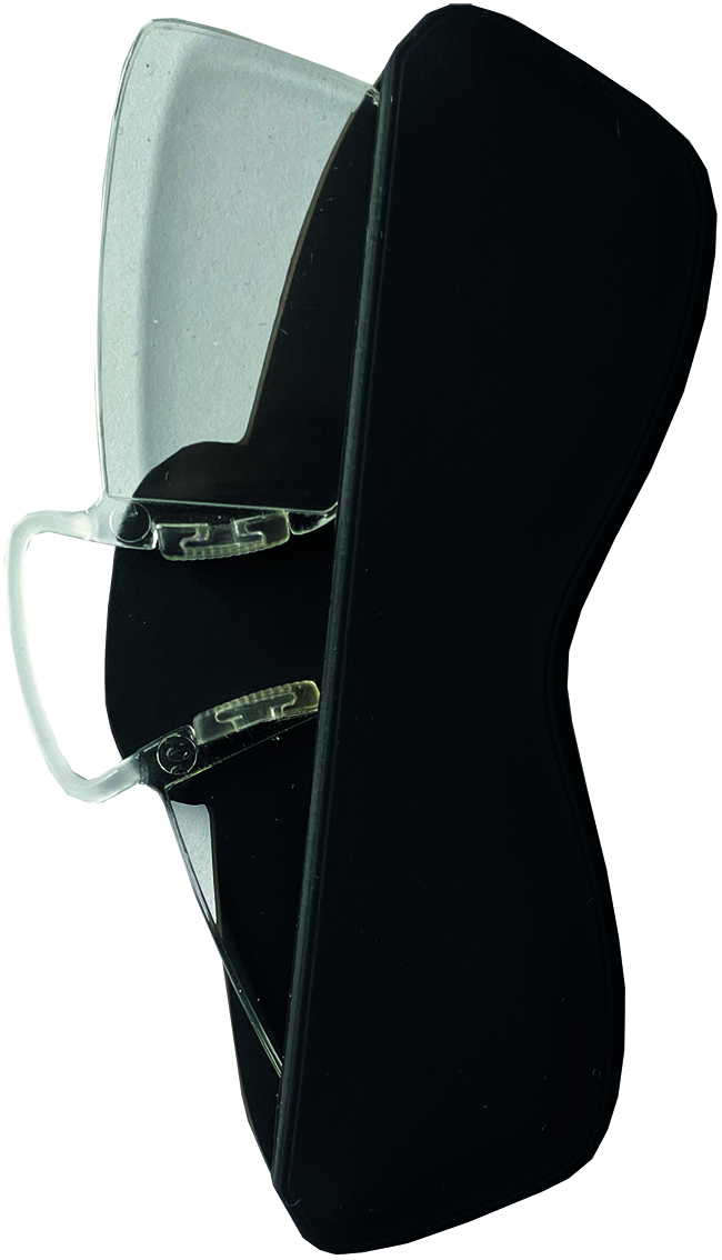 Bild von Lesebrille mit selbstklebender Hülle