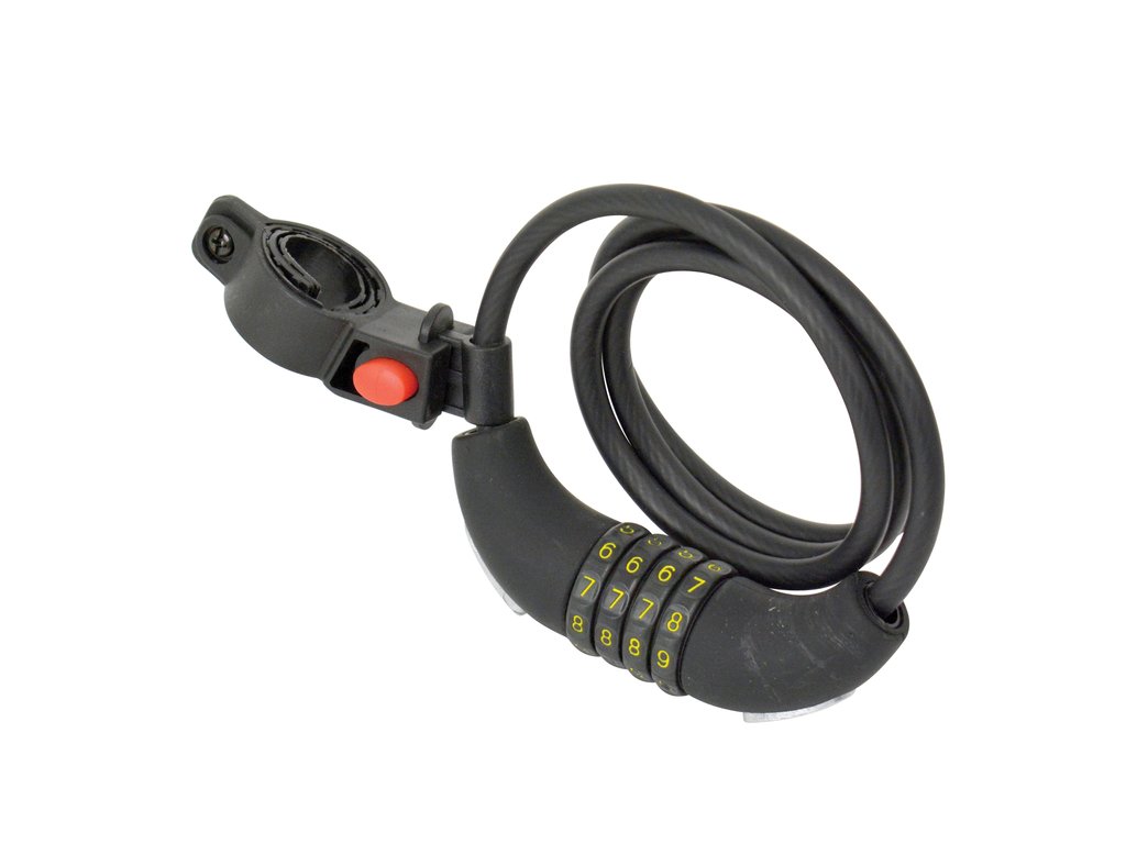 Bild von Kabelschloss mit Code