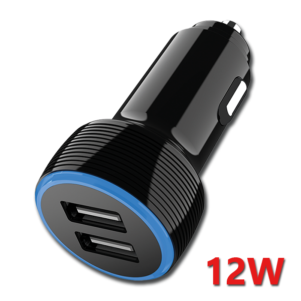 Bild von Kfz-Ladegerät 12 V / 24 V - schwarz