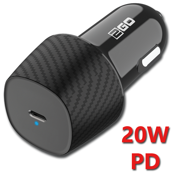 Bild von Kfz-Ladegerät 12 V / 24 V - schwarz