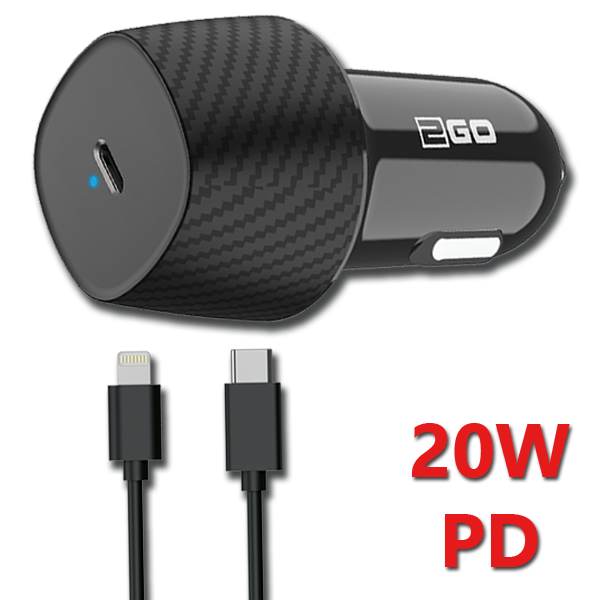 Bild von Kfz-Ladeset 12 V / 24 V (2-teilig) - schwarz