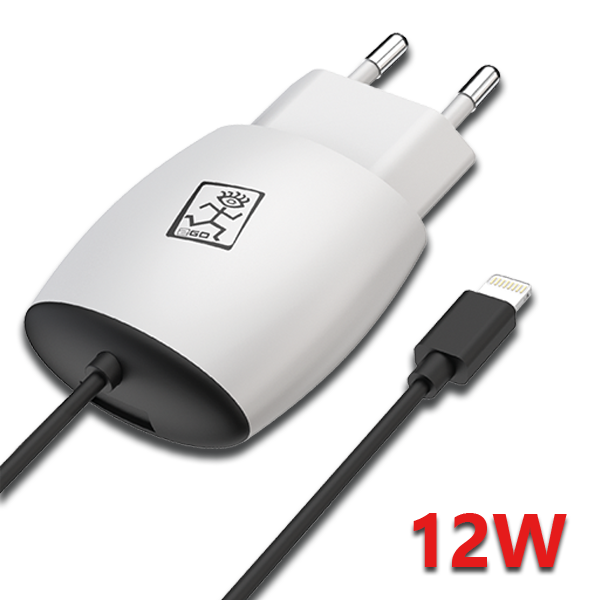 Bild von Netz-Ladegerät 100 V - 240 V - MFI zertifiziert - schwarz