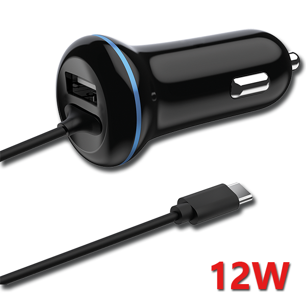 Bild von Kfz-Ladegerät 12 V / 24 V - schwarz