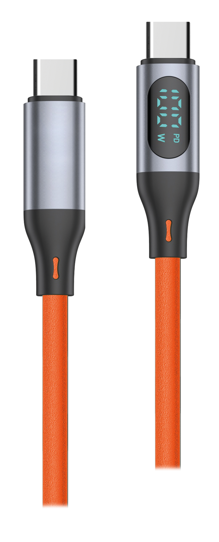 Bild von USB Datenkabel mit Display - 480 MBps - 100 W - 120 cm